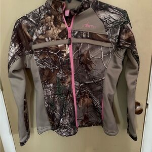 Habit Camo Jacket with Pink Accents